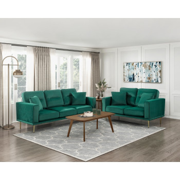9417GRN*2 2PC SETS Sofa + Love Seat