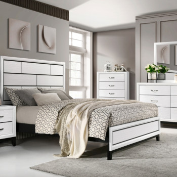 1645WH-1*4 4PC SETS Queen Bed