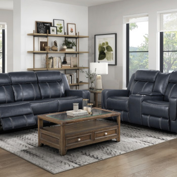 8516BU*2 2pc Set: Sofa, Love