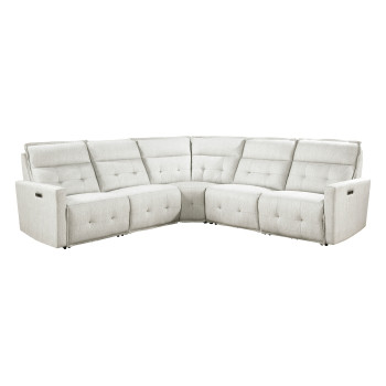 9444HMP*5SCPWH 5-Piece Modular Power Reclining Sectional with Power Headrests