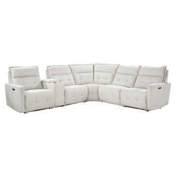 9444HMP*6SCPWH 6-Piece Modular Power Reclining Sectional with Power Headrests