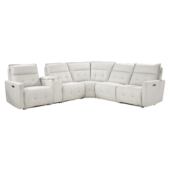 9444HMP*6SCPWH 6-Piece Modular Power Reclining Sectional with Power Headrests