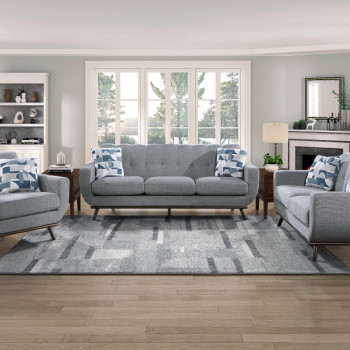 8341GY*3RV 3PC SETS Sofa + Love Seat + Chair