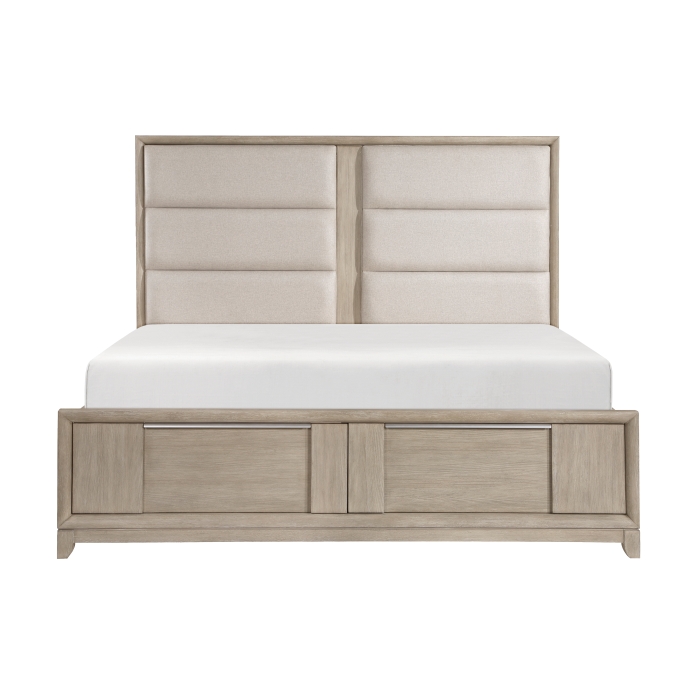 1820N-1* Queen Platform Bed with Footboard Storage