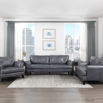 9279BGY*3 3pc Set: Sofa, Love, Chair