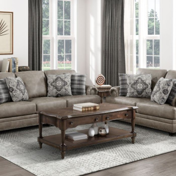 9260MS*2 2pc Set: Sofa, Love