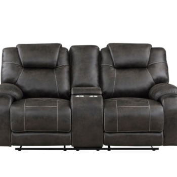 8560PM-2 Double Reclining Love Seat with Center Console