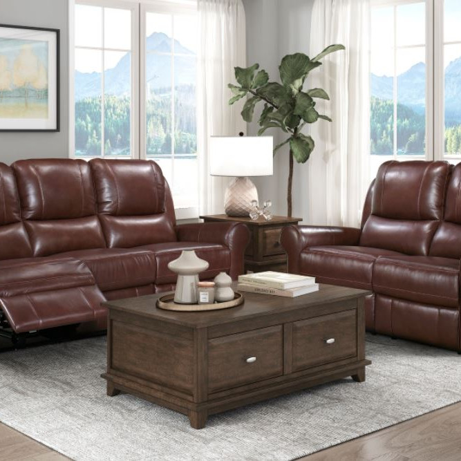 8546BR*2PWH 2pc Set: Sofa, Love (Power)