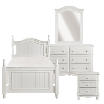 B1799F-1*4 4PC SETS Full Platform Bed