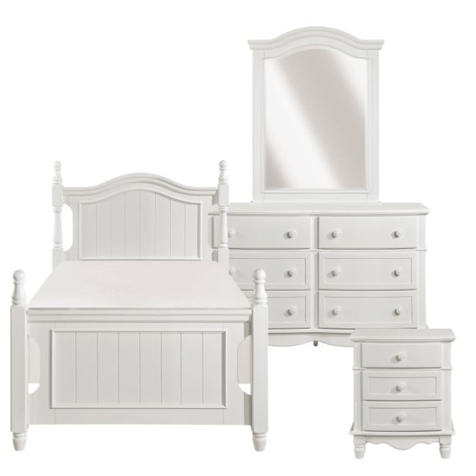 B1799F-1*4 4PC SETS Full Platform Bed