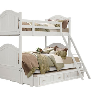 B1799-1F*R Twin/Full Bunk Bed with Twin Trundle