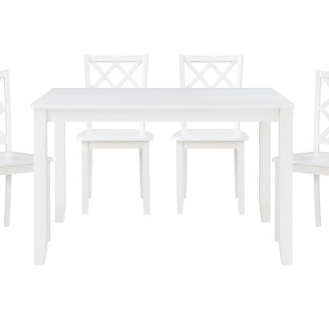 5892WT 5-Piece Pack Dinette Set