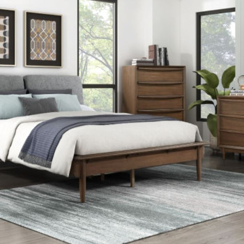 1501-1*4 4PC SETS Queen Platform Bed
