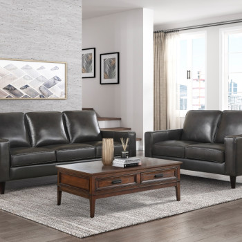 9294GRY*2 2PC SETS Sofa + Love Seat