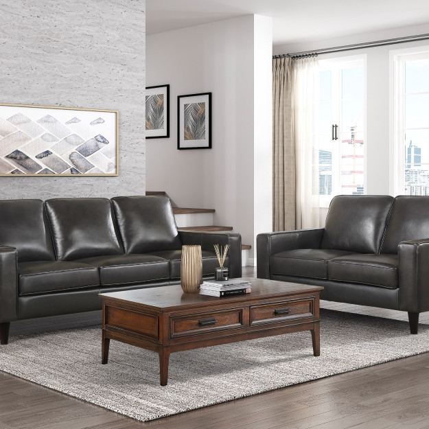 9294GRY*2 2PC SETS Sofa + Love Seat