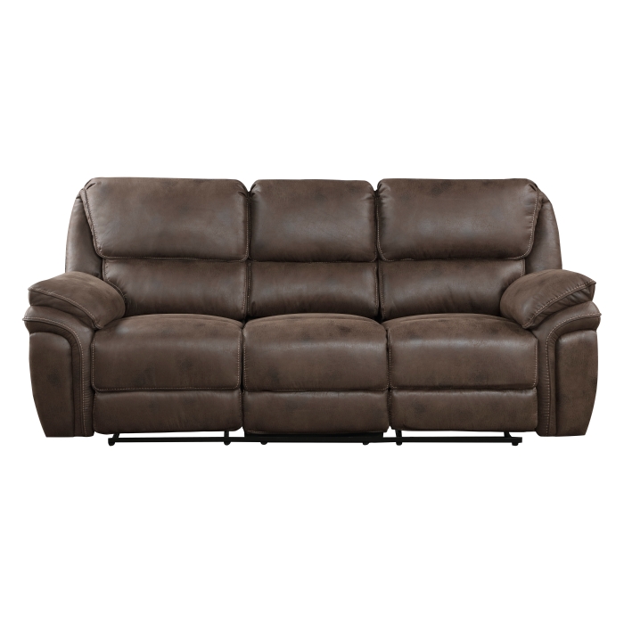 8517BRW-3 Double Reclining Sofa