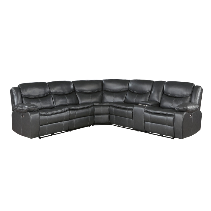 8528DG*SCPW 3-Piece Power Reclining Sectional with Right Console