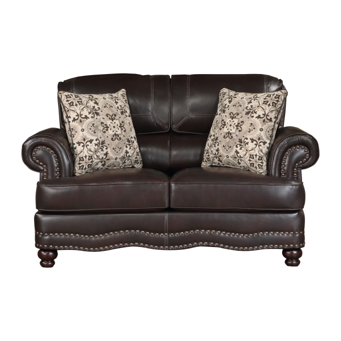 9268BRW-2 Love Seat