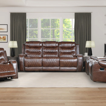 9405BR*3 3pc Set: Sofa, Love, Chair