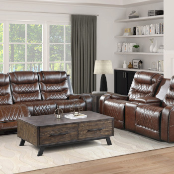 9405BR*2 2pc Set: Sofa, Love