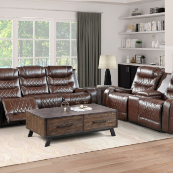 9405BR*2PW 2pc Set: Sofa, Love (Power)
