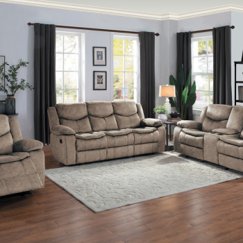 8230FBR*3 3pc Set: Sofa, Love, Chair