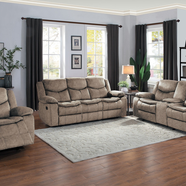 8230FBR*3 3pc Set: Sofa, Love, Chair