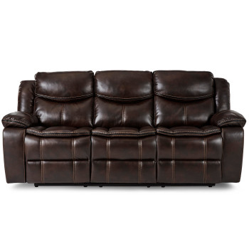 8230BRW-3 Double Reclining Sofa