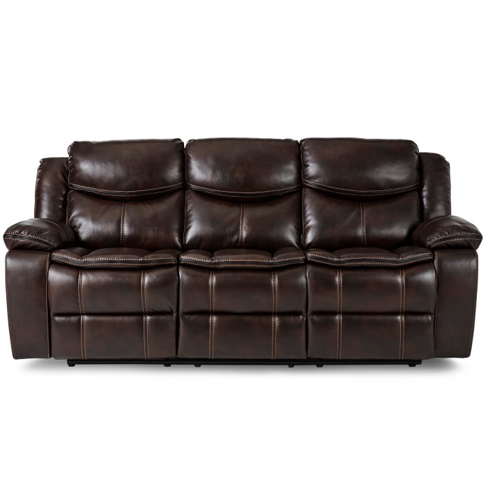 8230BRW-3 Double Reclining Sofa