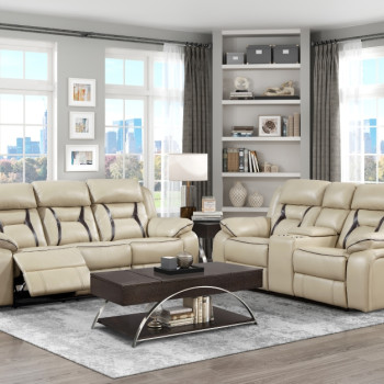 8229NBE*2PW 2pc Set: Sofa, Love (Power)