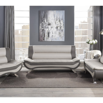 8219BEG*3 3PC SETS Sofa + Love Seat + Chair