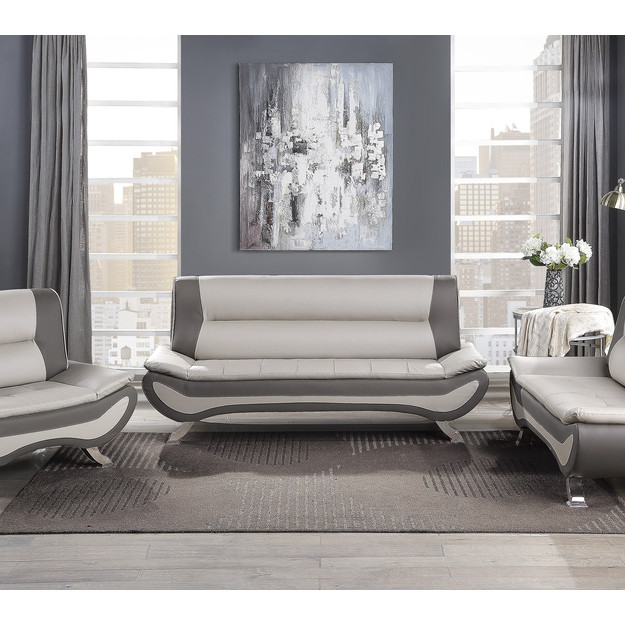 8219BEG*3 3PC SETS Sofa + Love Seat + Chair