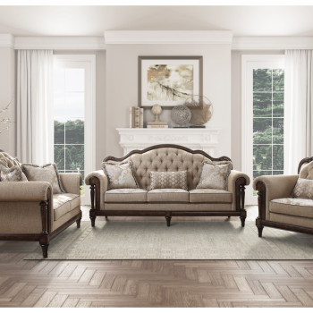 16829*3 3PC SETS Sofa + Love Seat + Chair