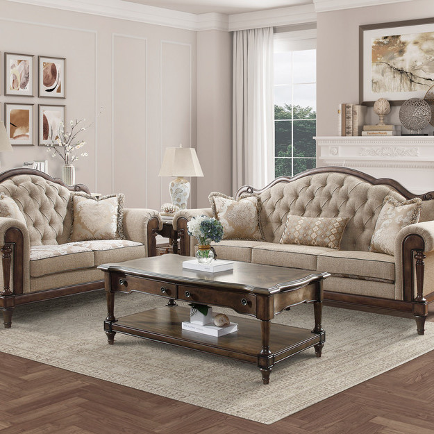 16829*2 2PC SETS Sofa + Love Seat
