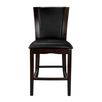 710-24 Counter Height Chair, Dark Brown Bi-Cast Vinyl