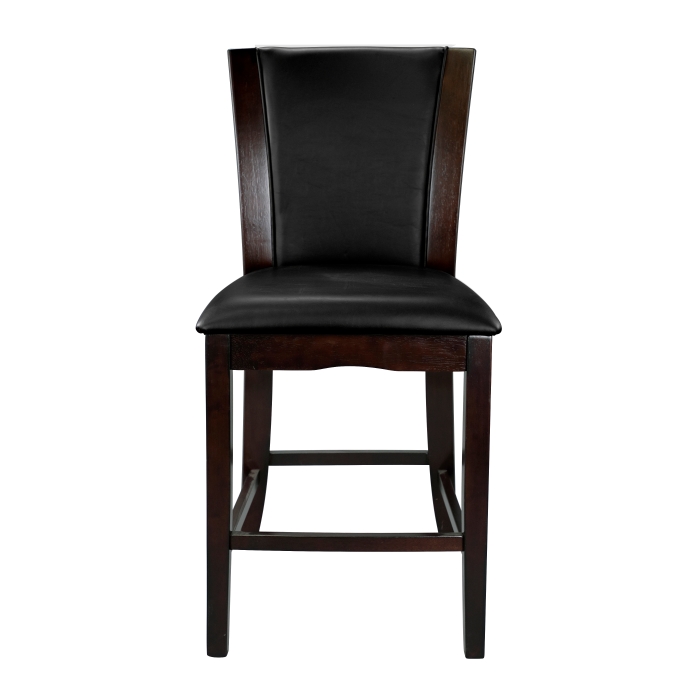 710-24 Counter Height Chair, Dark Brown Bi-Cast Vinyl