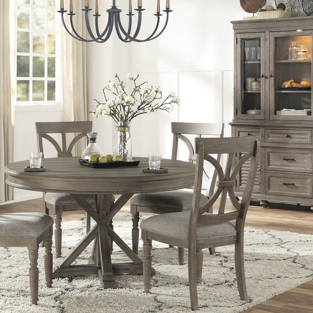 1689BR-54*5 5PC SETS Round Dining Table