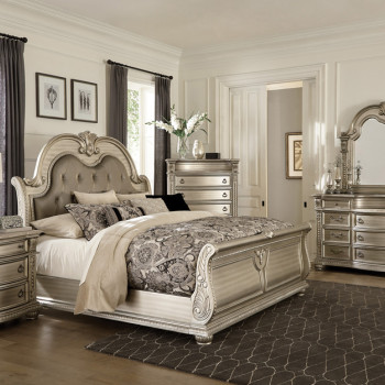 1757SV-1*4 4PC SETS Queen Bed