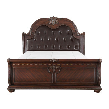 1757K-1CK* California King Sleigh Bed