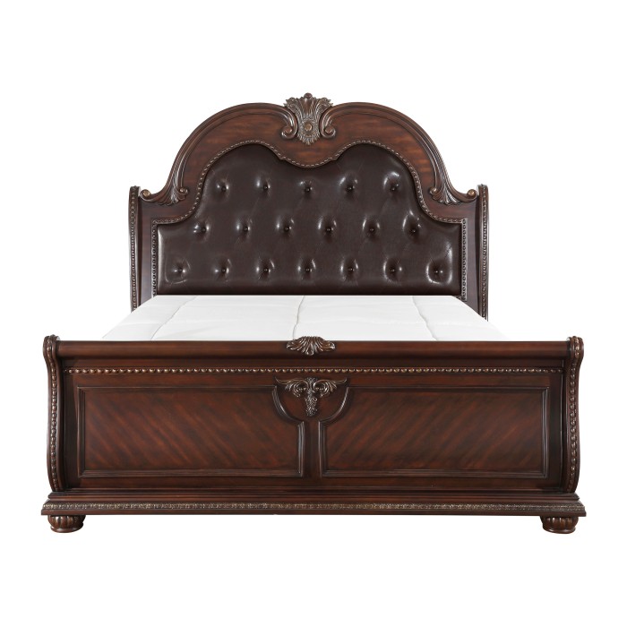 1757K-1EK* Eastern King Sleigh Bed