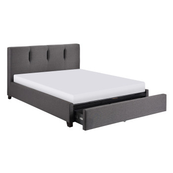 1632GH-1DW* Queen Platform Bed with Storage Footboard