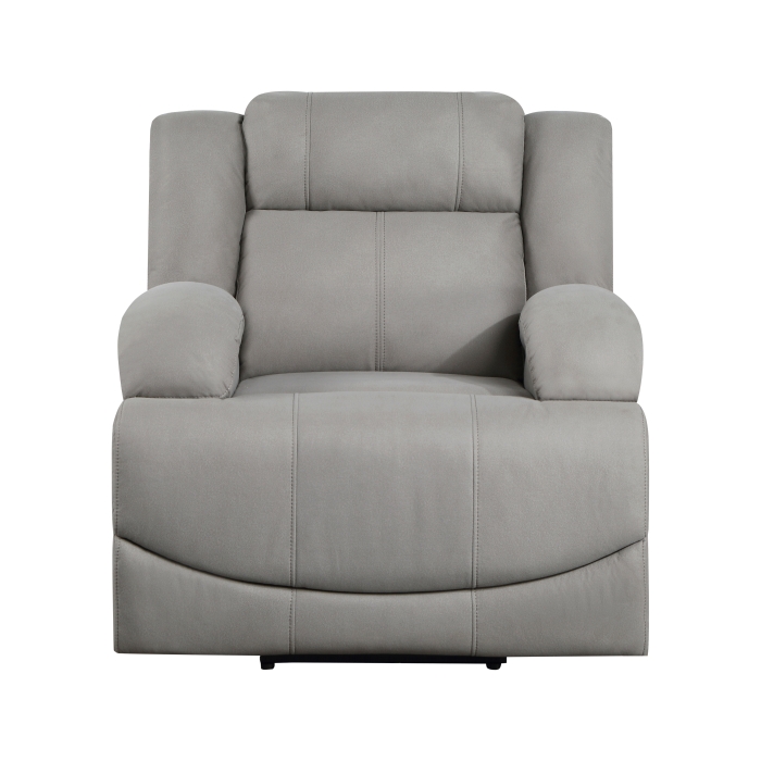 9207GRY-1PW Power Reclining Chair