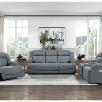 9207GPB*3PW 3PC Set: Sofa, Love, Chair (Power)