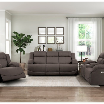 9207CHC*3PW  3pc Set: Sofa, Love,  Chair (Power)