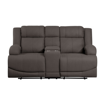 9207CHC-2 Double Reclining Love Seat with Center Console
