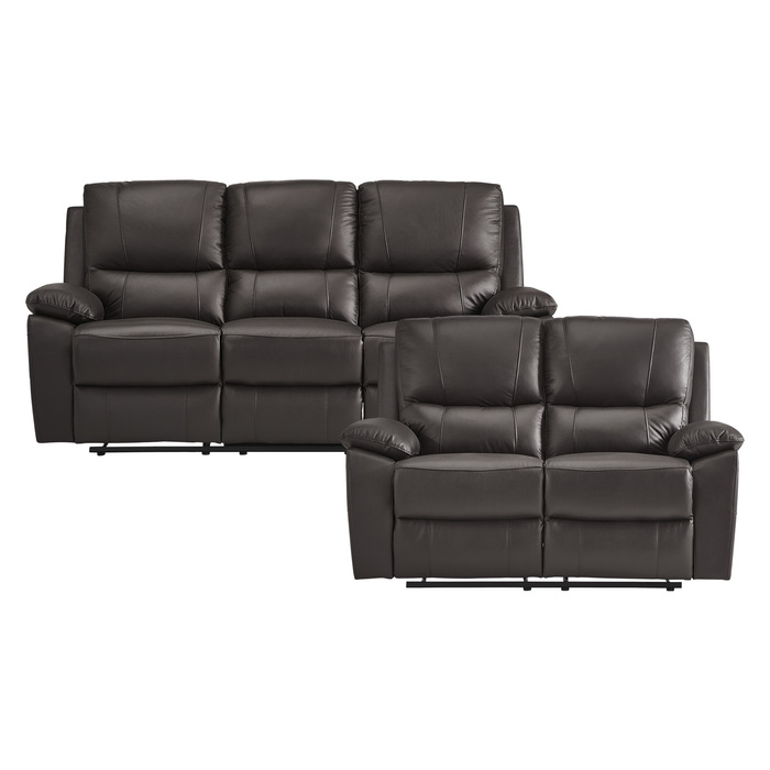9368BRW*2 2PC SETS Sofa + Loveseat