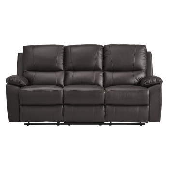 9368BRW-3 Double Reclining Sofa