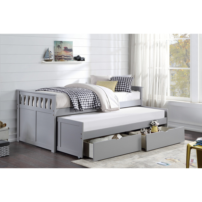 B2063RT-1T* Twin/Twin Bed with Storage Boxes