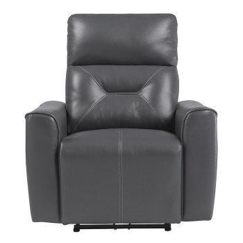 9446GY-1PW Power Reclining Chair with USB port