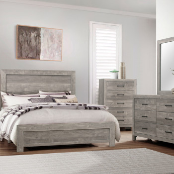 1534GY-1*4 4PC SETS Queen Bed in a Box